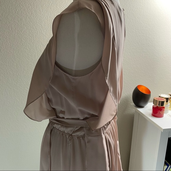 BCBGMaxazria Kollin Mauve Rose Maxi Dress Sz S - Picture 8 of 16